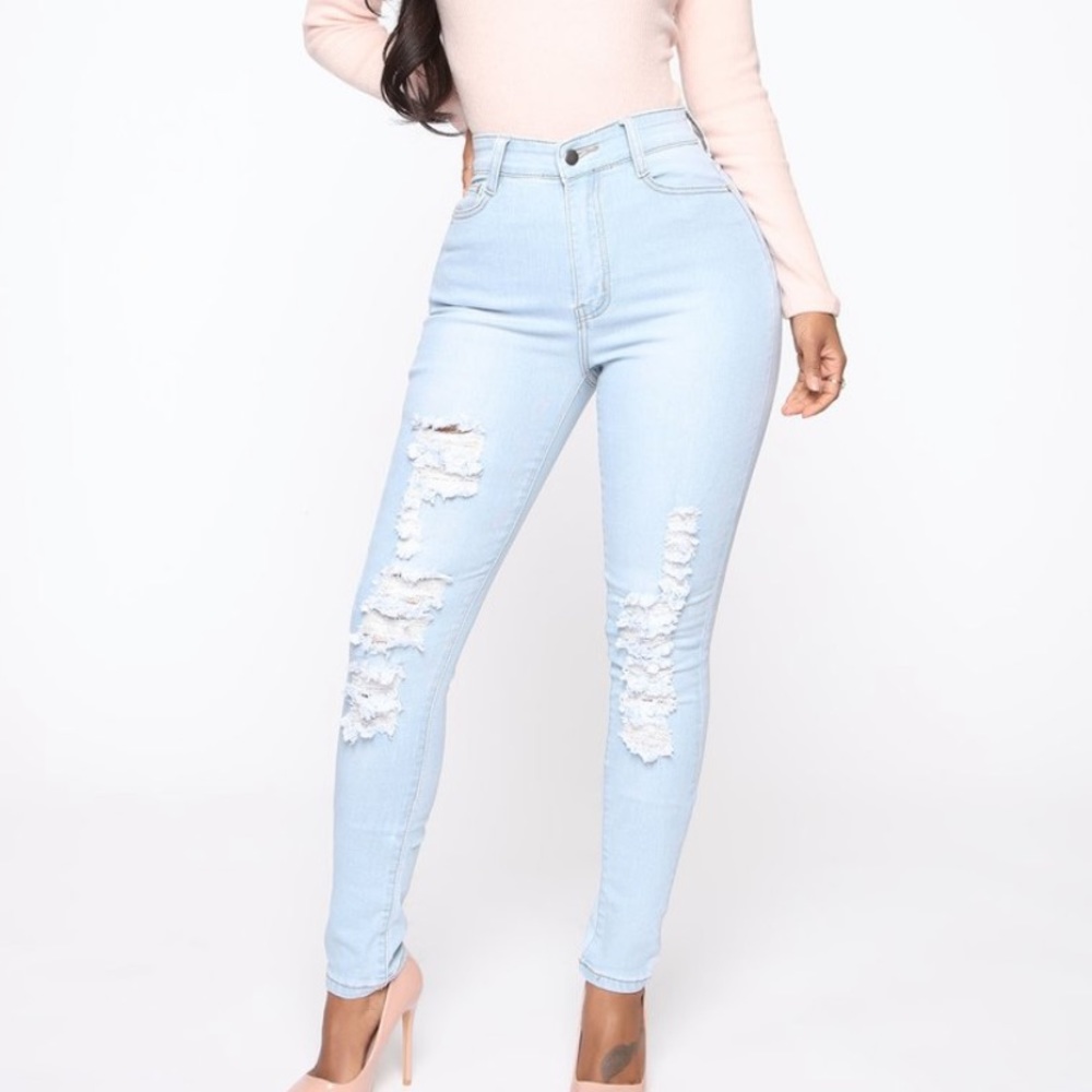 Distressed Jeans